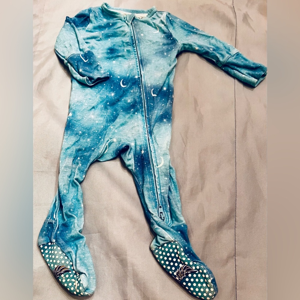 Blue Starry Night bamboo sleeper